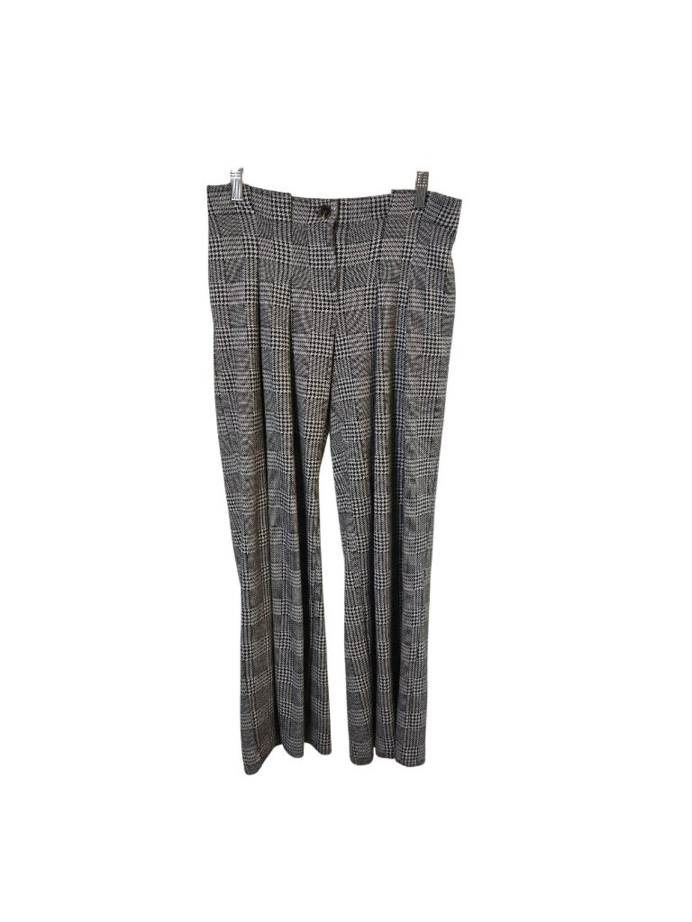 Anthropologie Maeve Pleated Plaid Wide Leg Trouser Pants Size 2